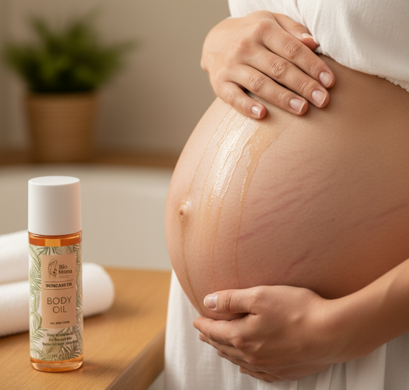 Bio - Mama Olie Natuurlijke Anti-Striae Olie voor Zwangere Vrouwen 125ml Verzorging