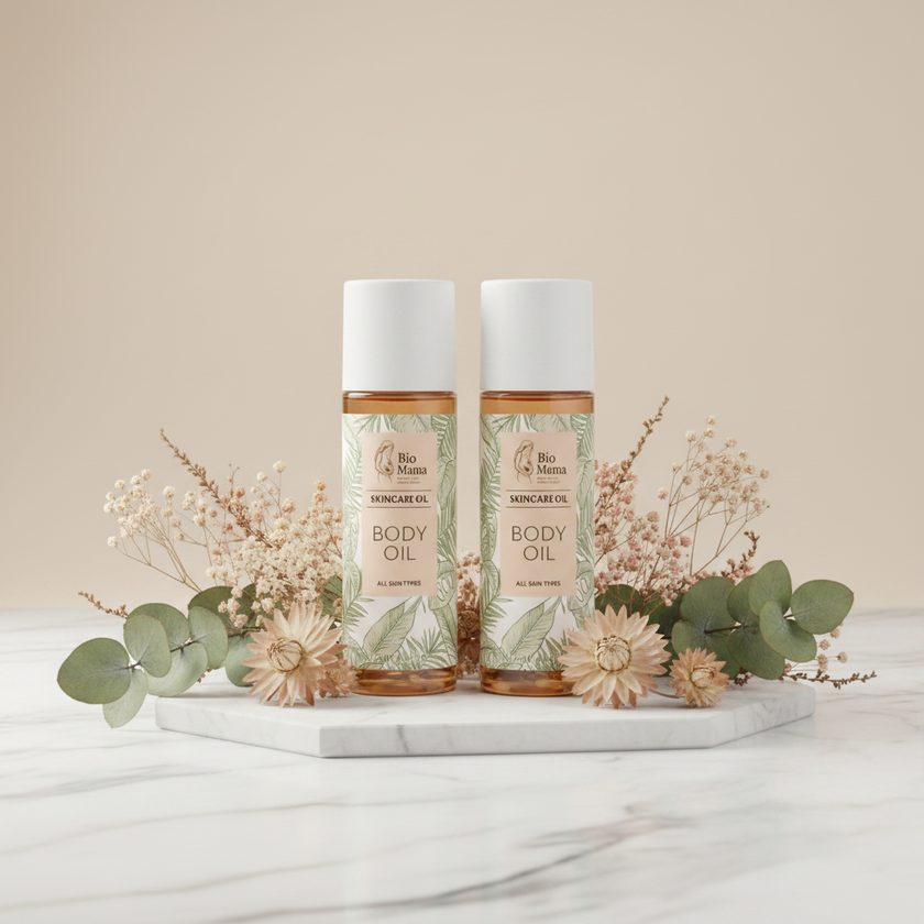 2x Bio-Mamaöl + GRATIS Schwangerschaftsratgeber