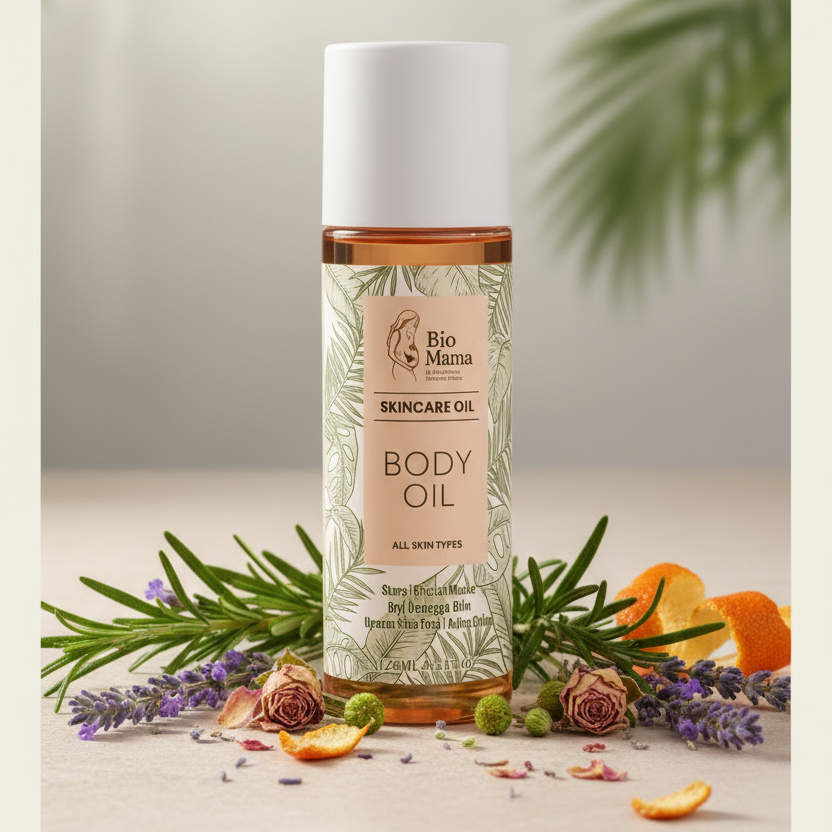 Bio - Mama Olie Natuurlijke Anti-Striae Olie voor Zwangere Vrouwen 125ml Verzorging