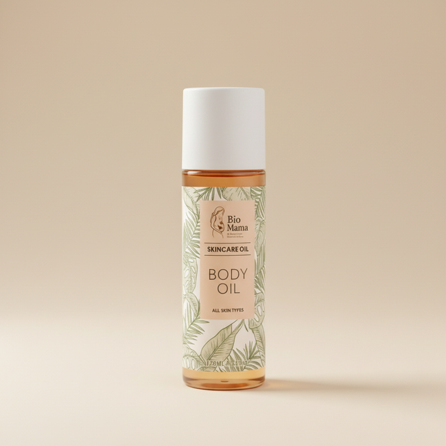 Bio Mama Olie 125ml tegen striemen zwangerschap
