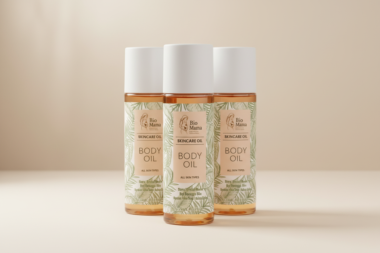 2x Bio Mama Olie op kremav fon